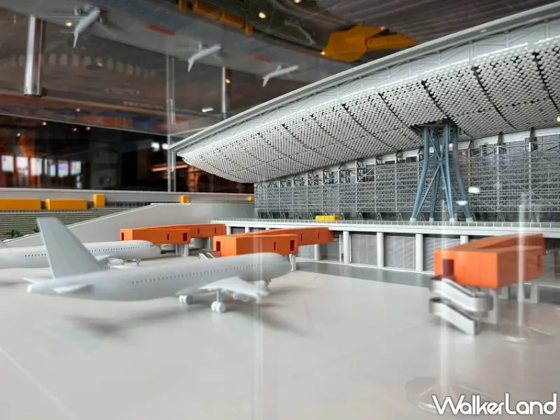 搶先開箱桃園機場第三航廈！見證台灣新國門的誕生，桃園機場第三航廈1：200模型搶先看。