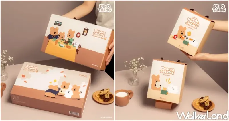 六月初一聯名DINOTAENG！六月初一蛋捲禮盒，免費送QUOKKA、BOBO小卡。