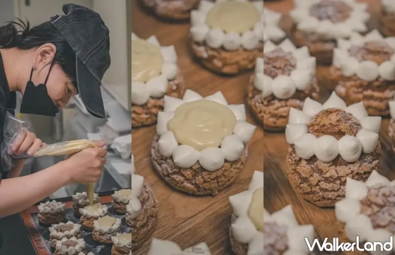 榴槤泡芙太欠吃！橘子集團「普橘島」推出限定員工甜點超療癒，網友看了都想求職了。