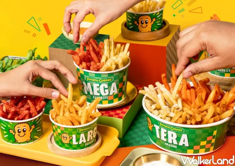 信義區Potato Corner開幕排隊方式！Potato Corner台灣一號店統一時代百貨登場。