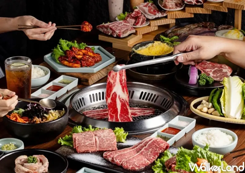 信義區99元牛舌 韓式小菜吃到飽！姜滿堂插旗Dream Plaza，韓式燒肉先約吃。