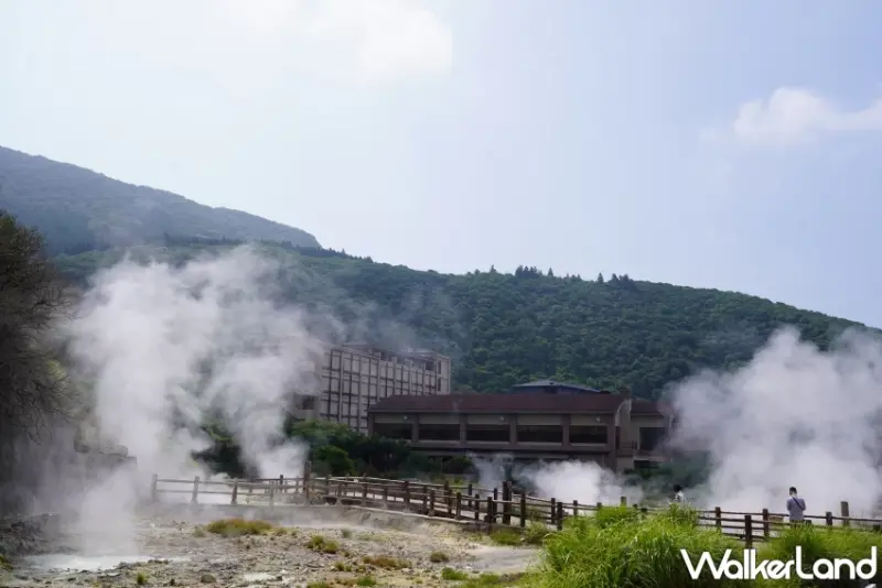 長崎景點必訪！雲仙地獄 日本知名溫泉名勝，吃溫泉蛋、泡足湯，連貓咪也覺得療癒。