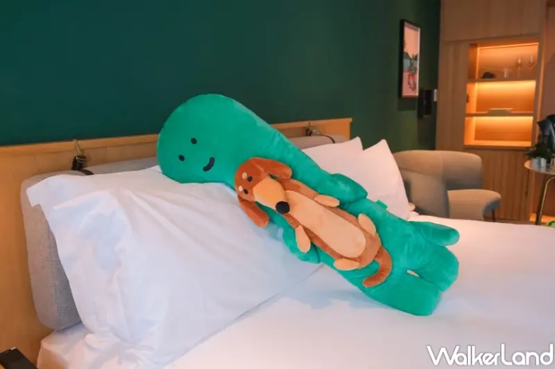 JOGUMAN周邊只送不賣！金普頓大安聯名JOGUMAN主題房，8款小物禮包 免費扭蛋必抽。