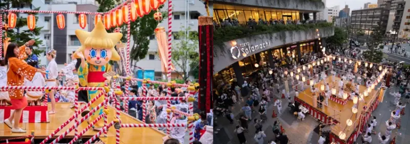 ▲從18:00~20:00任何人都可以免費參加「墨田區民納涼民踊大會」。