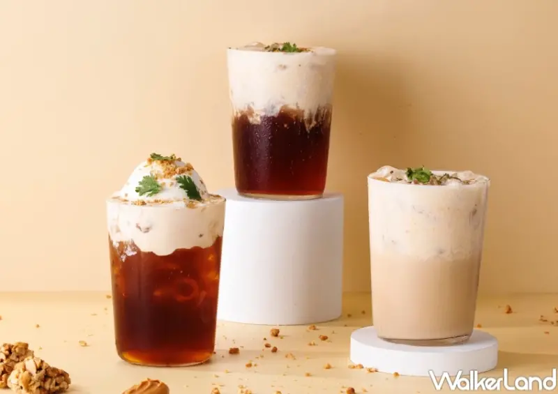 花生捲冰淇淋飲料！鬍子茶x福源花生醬聯名手搖杯，免費加香菜喝起來。