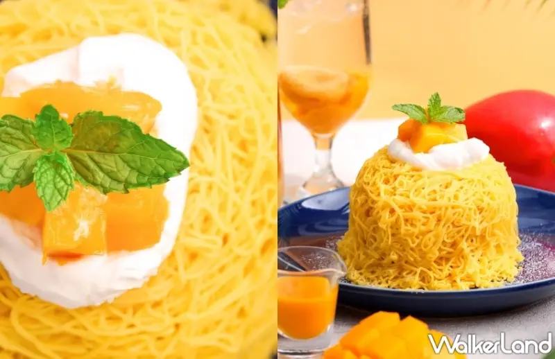 犯規芒果鬆餅來了！杏桃鬆餅屋推出浮誇系蒙布朗鬆餅，再加碼OMOM冰紅茶免費喝。