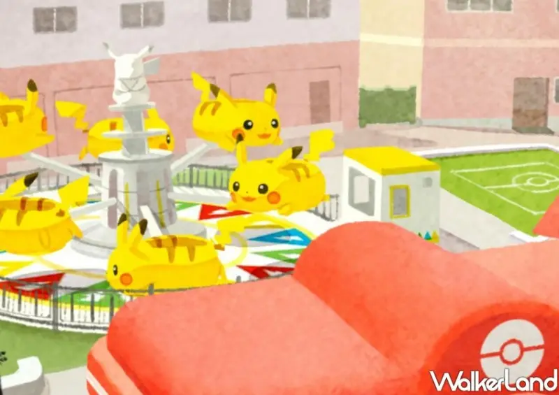 寶可夢樂園衝東京！PokéPark KANTO讀賣樂園登場，皮卡丘旋轉椅萌度爆表。