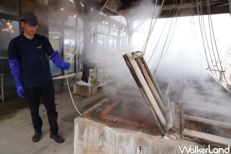 長崎小浜溫泉美食名店！海鮮市場蒸し釜や  用地熱蒸海鮮，一次吃遍海味。