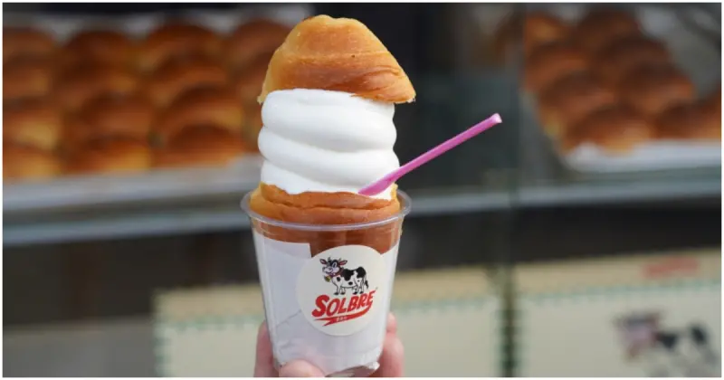 濟州東門市場必吃鹽可頌冰淇淋！SOLBRE 當地人為之瘋狂的甜點，紅豆麵包也推薦。