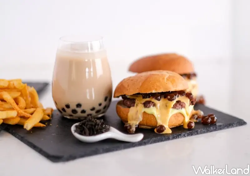 珍珠奶茶漢堡！樂檸漢堡珍珠奶茶雞排堡限量開賣，珍奶雞排一次吃。