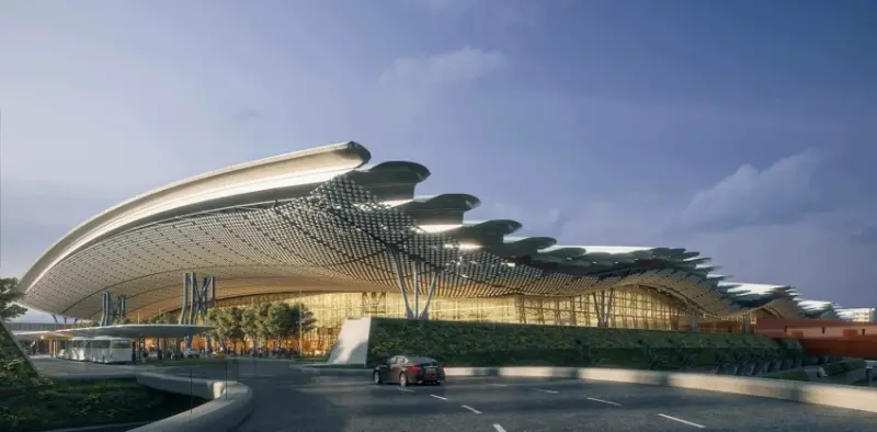 搶先開箱桃園機場第三航廈！見證台灣新國門的誕生，桃園機場第三航廈1：200模型搶先看。