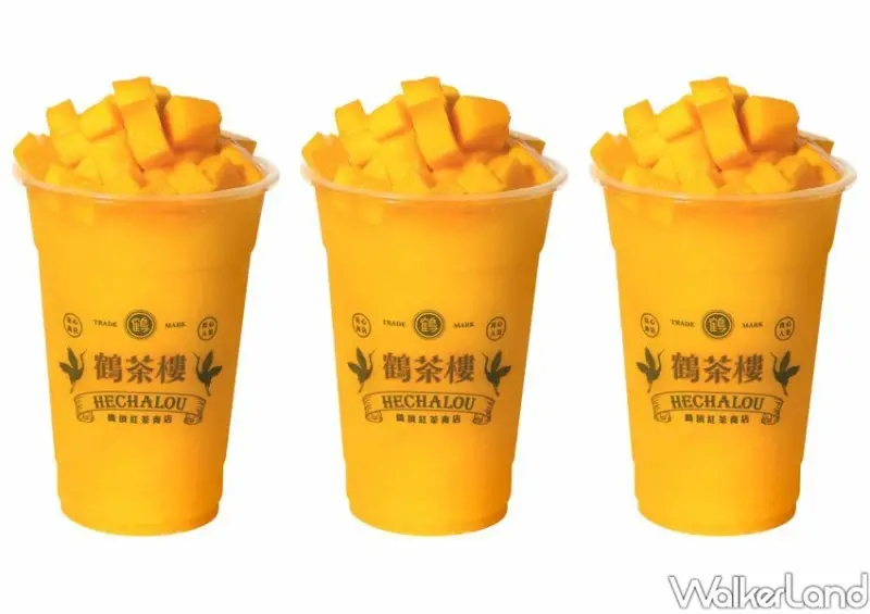 鶴茶樓楊枝甘露回歸！2款芒果飲料40元多一杯，第二杯半價搶喝。