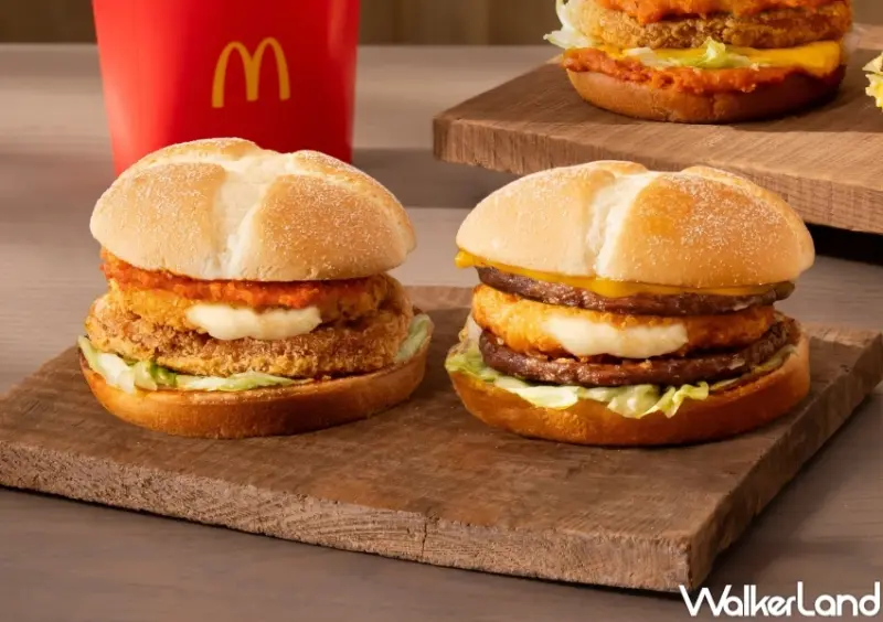 起司控要吃！麥當勞帕瑪森熔岩起司排雙牛堡，爆漿熔岩起司必吃。