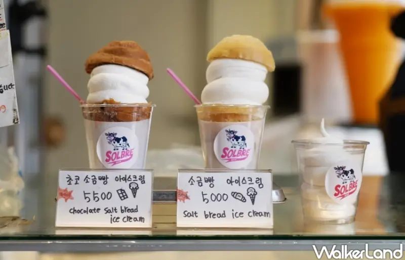 濟州東門市場必吃鹽可頌冰淇淋！SOLBRE 當地人為之瘋狂的甜點，紅豆麵包也推薦。