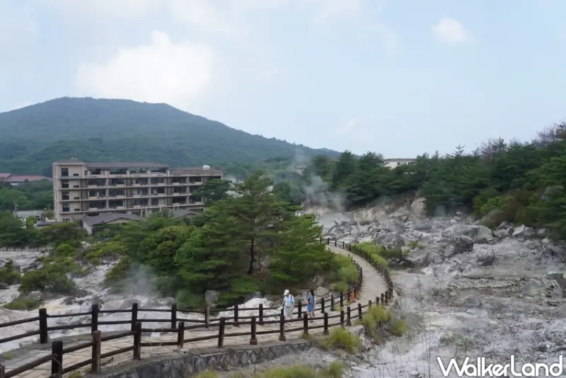 長崎景點必訪！雲仙地獄 日本知名溫泉名勝，吃溫泉蛋、泡足湯，連貓咪也覺得療癒。