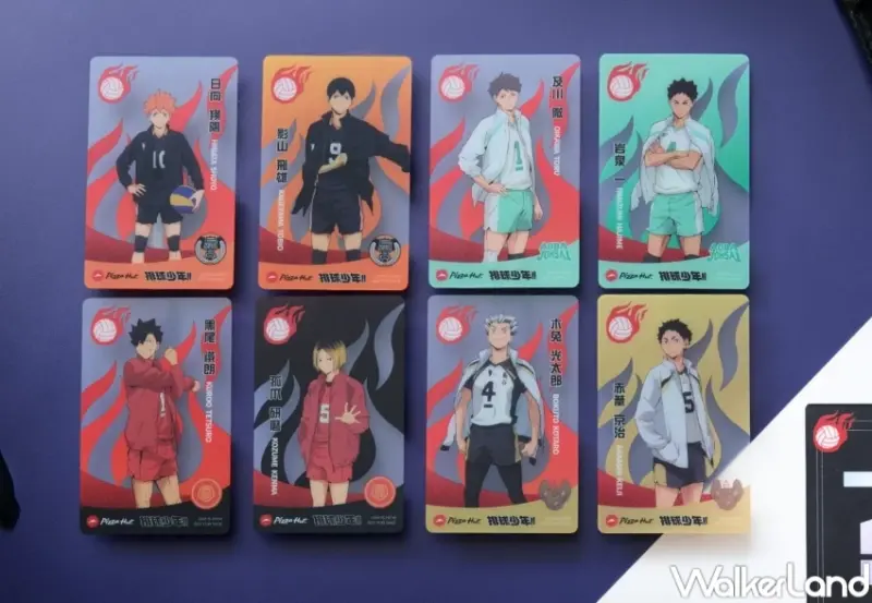 排球少年透卡免費送！必勝客聯名排球少年周邊必收，日向翔陽擊掌抽免費大比薩。