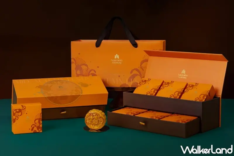 高雄飯店月餅禮盒驚見XO醬烏魚子創新口味！高雄日航酒店聯名中外餅舖，打造「日光月影」禮盒。