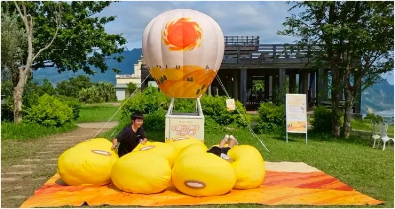 統一陽光登場台東熱氣球嘉年華，打造「陽光Chill派對」打卡新熱點。