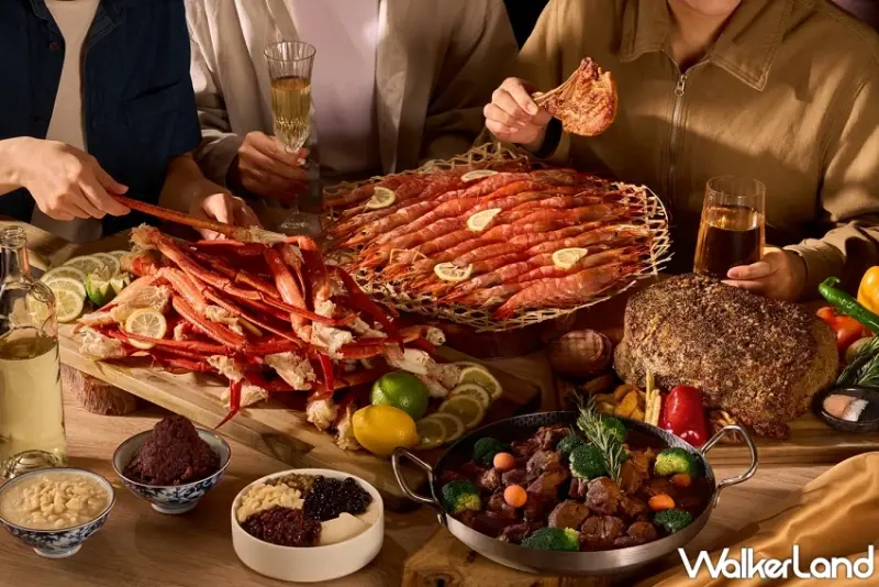 晚鳥吃到飽買一送一！MJ Kitchen「肉食主義」從南洋金沙腱骨排到松葉蟹腳全部吃到飽。