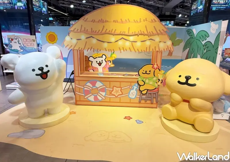 線條小狗快閃三創！線條小狗快閃店4大打卡點免費拍，60公分線條小狗娃娃必收。