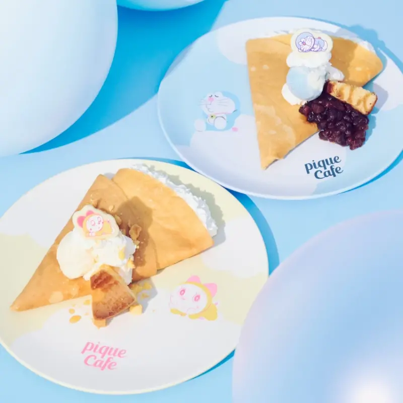 哆啦A夢又來了！攜手GELATO PIQUE CAFE打造夢幻聯名，安眠造型冰涼登場。