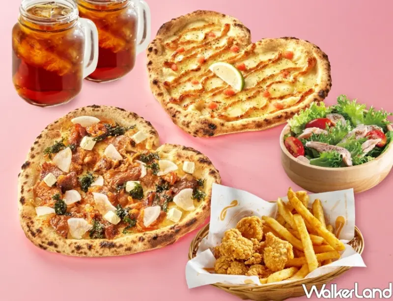 用愛心披薩傳情！堤諾比薩打卡送比薩，情人節優惠小資族要吃。