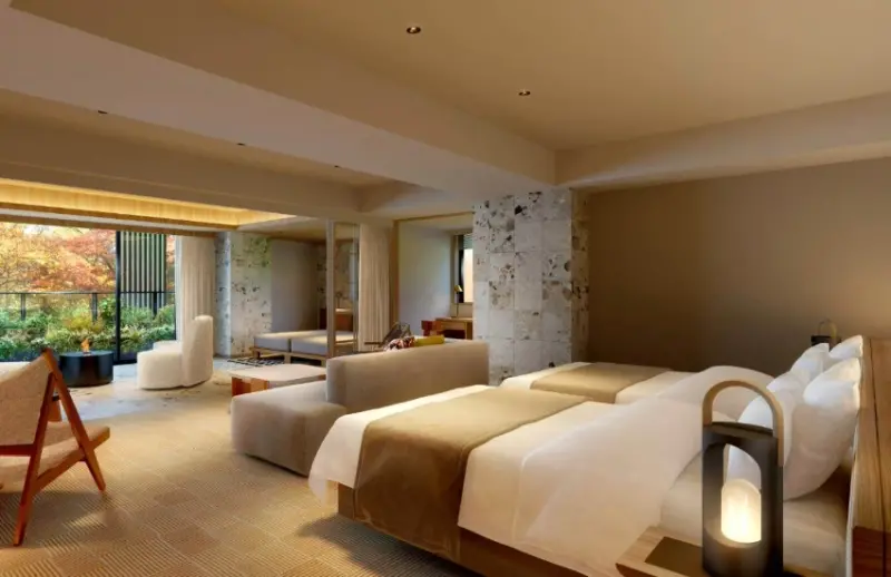 度假勝地輕井澤全新豪華度假酒店盛大開幕，特色景觀房，四季美景伴你入睡。