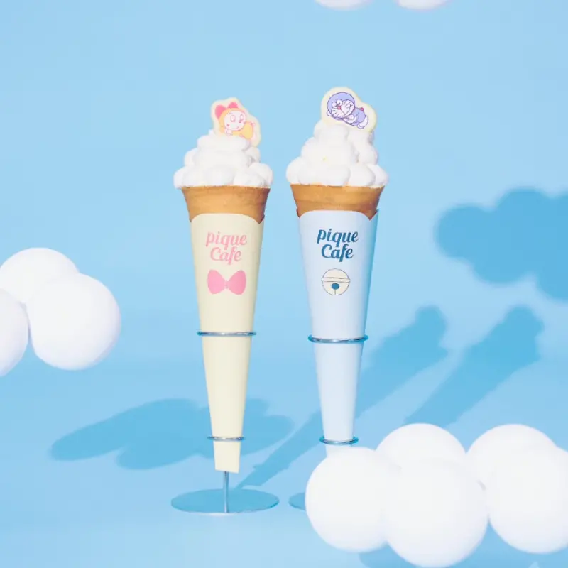 哆啦A夢又來了！攜手GELATO PIQUE CAFE打造夢幻聯名，安眠造型冰涼登場。
