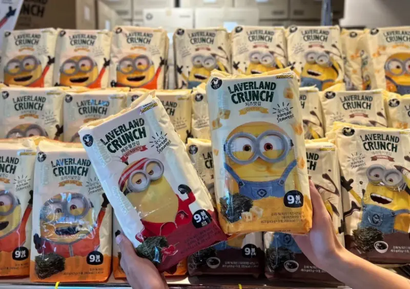 新莊必逛韓國展！超過20家韓國市集在宏匯，胖胖瓶香蕉牛奶也有。