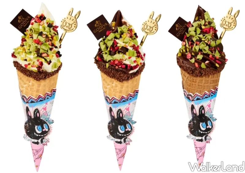 GODIVA、LABUBU霜淇淋台灣開賣！送LABUBU湯匙，時間 口味 售價一次看。