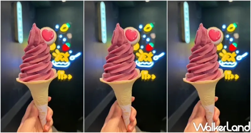 七夕必喝告白飲料！大苑子七夕飲品「葡萄玫瑰」，葡萄玫瑰霜淇淋送愛心餅乾。