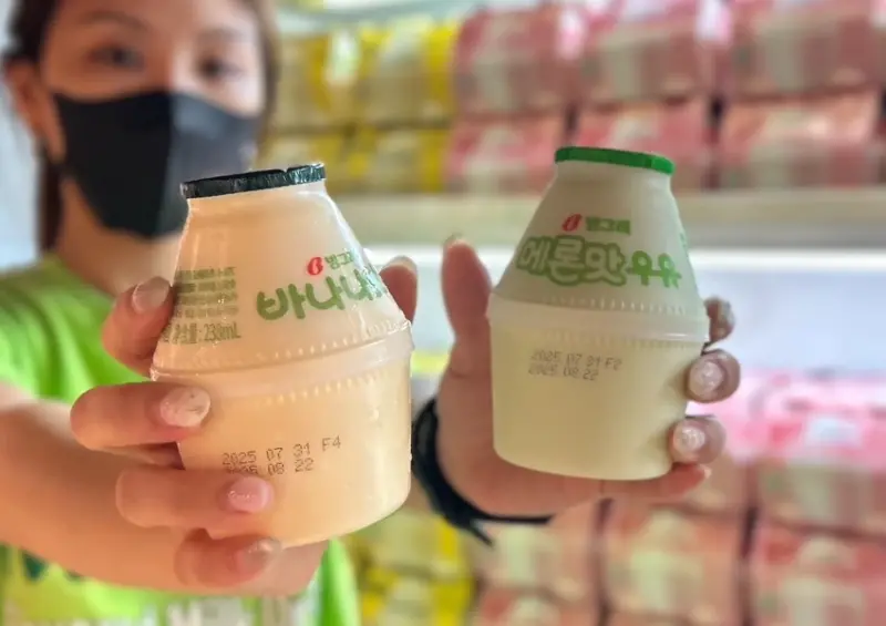 新莊必逛韓國展！超過20家韓國市集在宏匯，胖胖瓶香蕉牛奶也有。