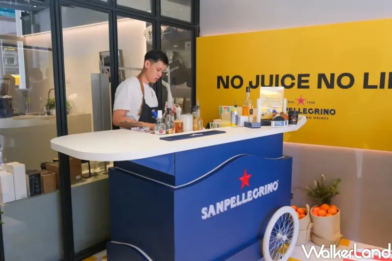 中山飲料新歡！NO COFFEE水果氣泡 抹茶可頌開吃，聯名聖沛黎洛快閃調酒只賣2天。