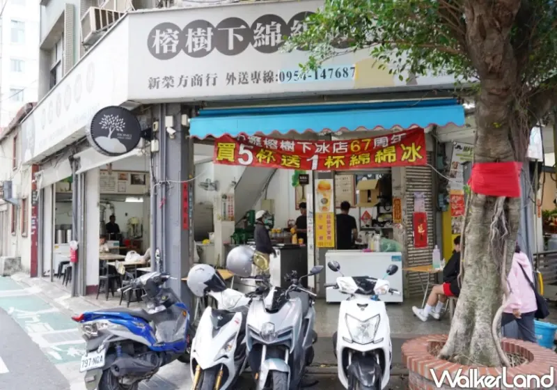 中壢冰店推薦！榕樹下綿綿冰 70年古早味冰店，芒果雙爽必點，中壢火車站人氣美食。