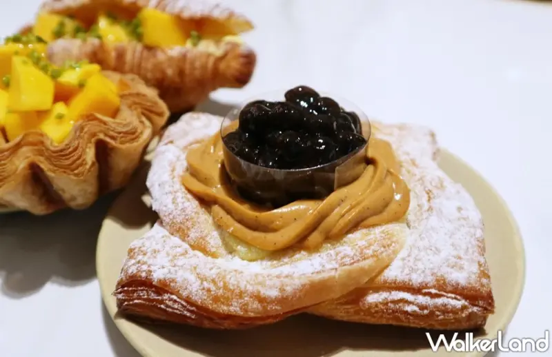 8倍大「霸王雙色可頌」必吃！漢來美食芒果季10款限定甜點、台北高雄同步開賣。