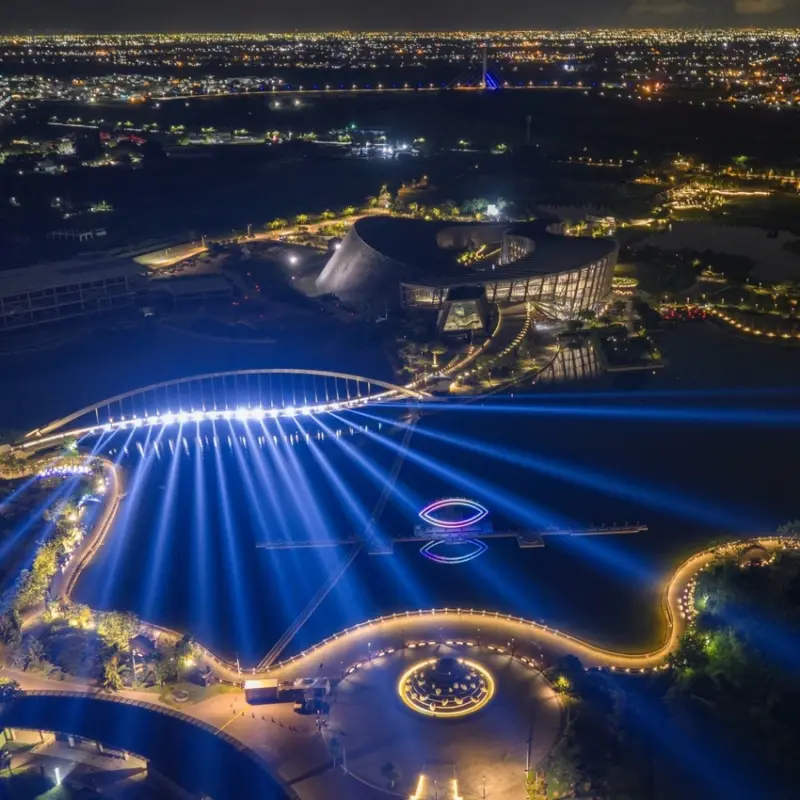 故宮博物院推優惠！軍人限時14天免門票，南院水舞演出一定要看。 / 取自「國立故宮博物院南部院區」粉專