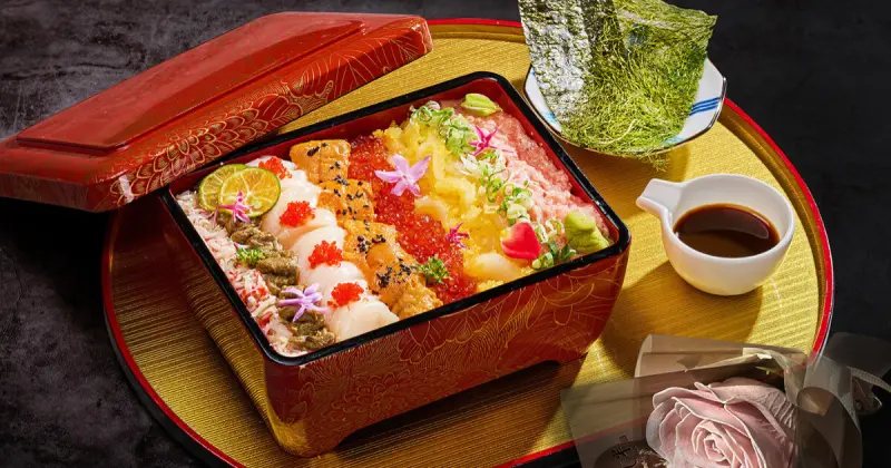 台北七夕情人節吃這家！海鮮丼辻半送花、送烤鰻，千元有找吃干貝海膽。