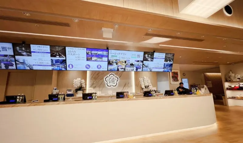 大阪梅田車站也有天然溫泉，開箱2025年春季開幕的都市風呂梅北溫泉蓮。