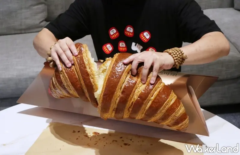 8倍大「霸王雙色可頌」必吃！漢來美食芒果季10款限定甜點、台北高雄同步開賣。