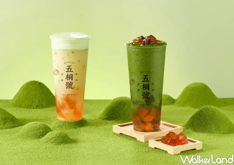 五桐號抹茶紅豆！五桐號抹茶新品紅豆粉粿抹茶冰，4款抹茶飲料開賣。