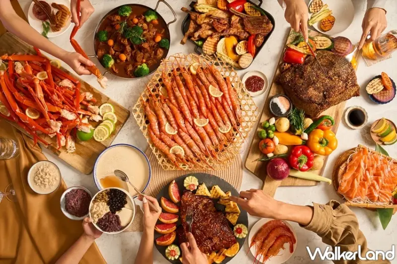 晚鳥吃到飽買一送一！MJ Kitchen「肉食主義」從南洋金沙腱骨排到松葉蟹腳全部吃到飽。