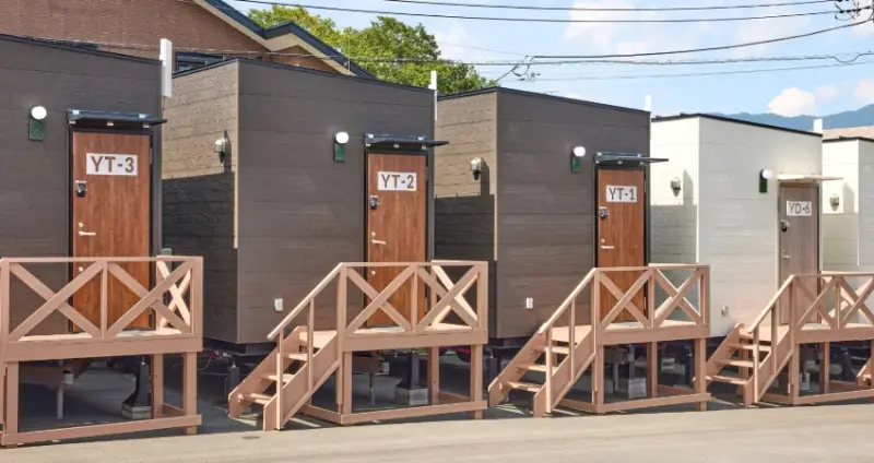 富士山腳下拖車商務旅館Solana Smart INN 富士山中湖CP值爆表，一晚只要7,000日圓。