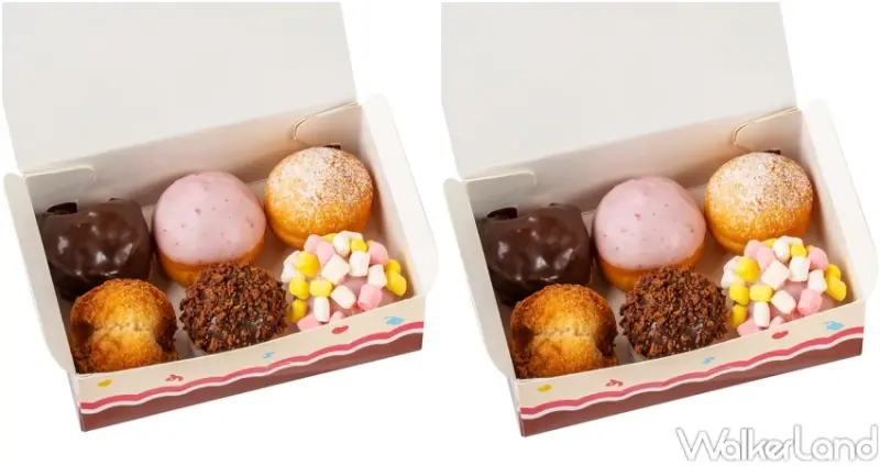 不用手剝波堤！Mister Donut全新「迷你小球」一口甜甜圈，加碼線條小狗免費送。