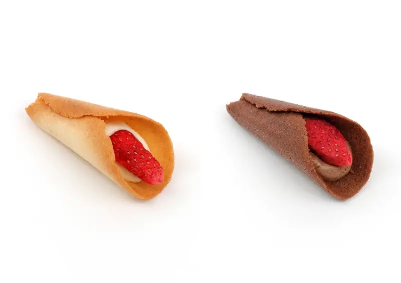 羽田機場必買伴手禮！AUDREY 草莓甜點專賣店，草莓貓舌餅乾必買。