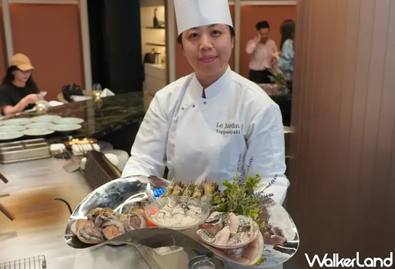 不用1500元的台中頂級鐵板燒！Le Jardin夏登法式鐵板燒，11道料理含雙主餐，微型婚宴和商務聚餐也適合。