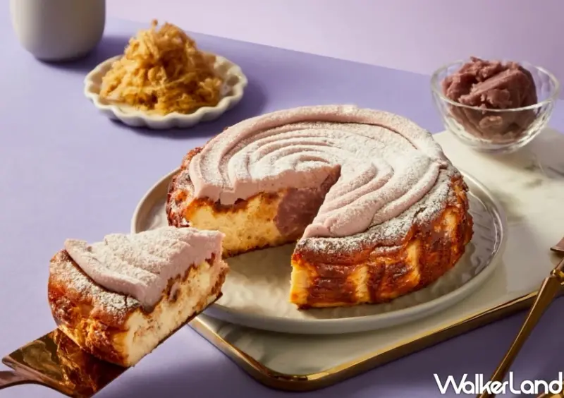 芋頭控吃新甜點！起士公爵「芋泥肉鬆巴斯克」鹹甜涮嘴，中秋限定款。