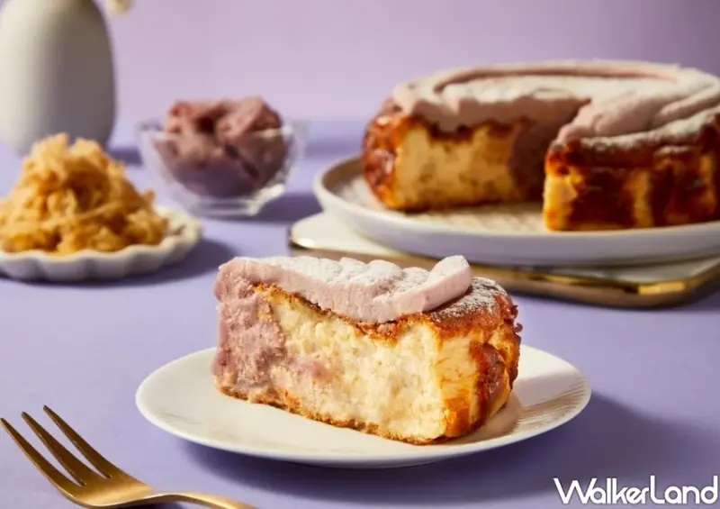 芋頭控吃新甜點！起士公爵「芋泥肉鬆巴斯克」鹹甜涮嘴，中秋限定款。