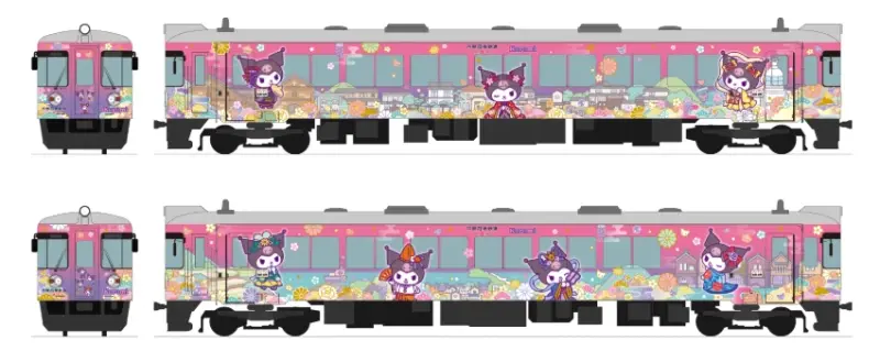 日本最萌列車誕生，庫洛米攜手京都丹後10周年七姫主題電車，9月6日開跑錯過等一年。