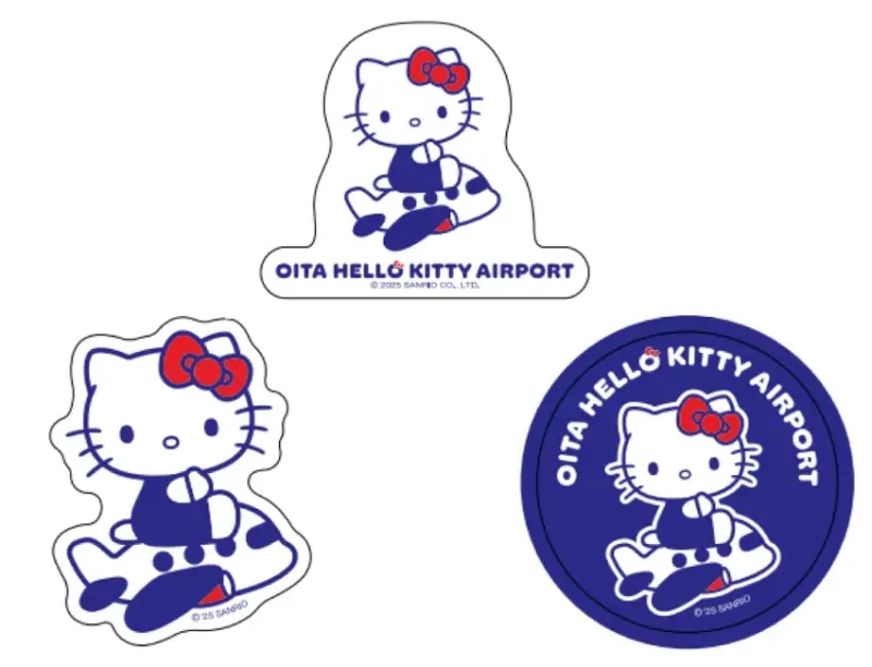 大分機場變身Hello Kitty機場，日本首座三麗鷗角色機場誕生，整座機場變樂園級打卡聖地。