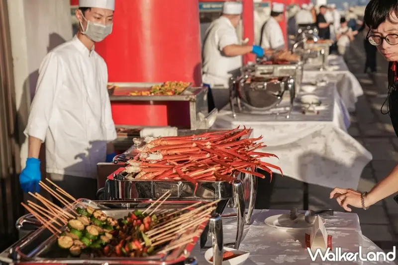 圓山中秋限定星空燒烤！南洋風味燒烤與松葉蟹和牛漢堡，享受Live樂團與啤酒無限暢飲。